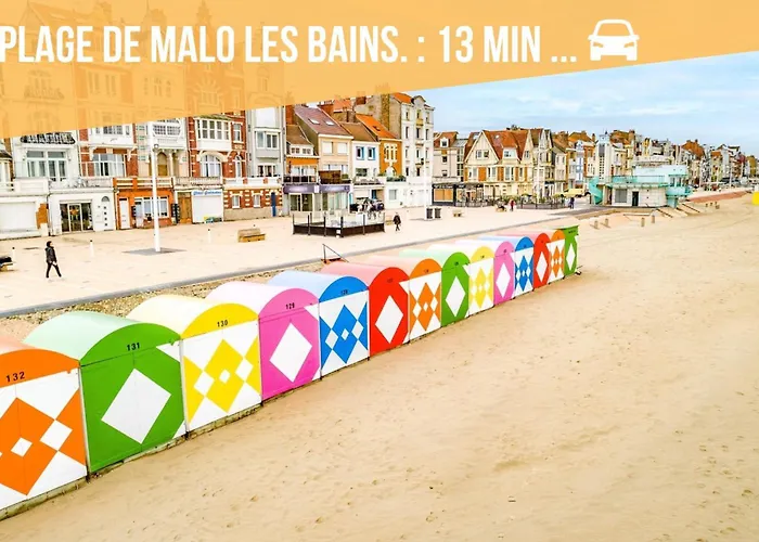 *la Pampa* Perle Rare Proche Du Centre Et 公寓 敦刻尔克